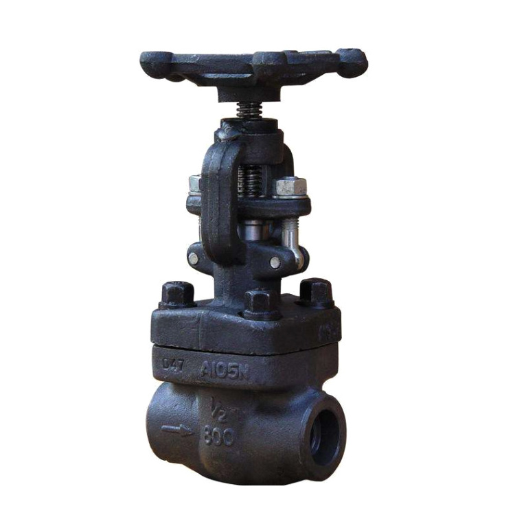 API 602 800lb 1500lb 2500lb Outside Screw Yoke Forged Steel Gate Valve With Wheel Handle