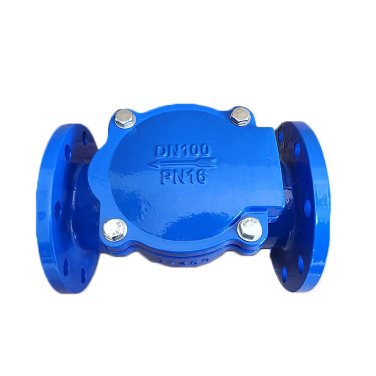 Flange PN16 DN100 Soft Seat  Resilient seated flapper tilting Swing Type Check Valve