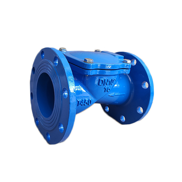 Flange PN16 DN100 Soft Seat  Resilient seated flapper tilting Swing Type Check Valve