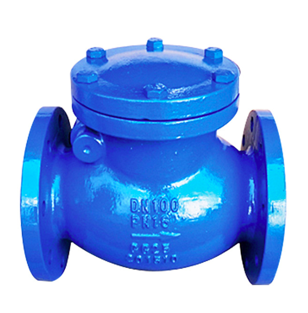 BS DIN AWWA PN16 Duction cast iron body flang Swing Check Valve