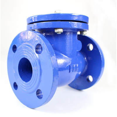 BS DIN AWWA PN16 Duction cast iron body flang Swing Check Valve