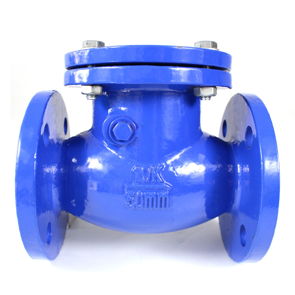 BS DIN AWWA PN16 Duction cast iron body flang Swing Check Valve