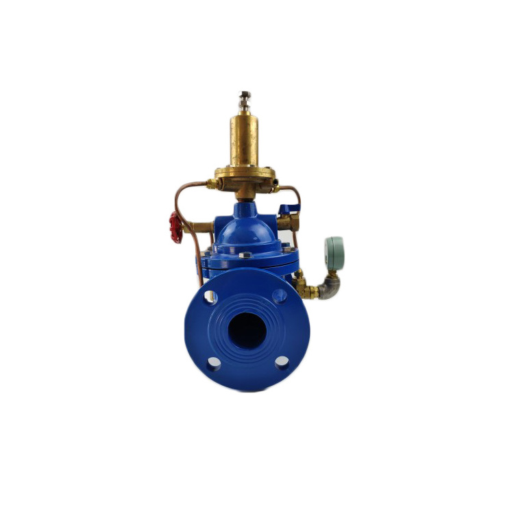 China TIANJIN Manual General 500x Water  Ductile Iron 400X 500X PN 10 16 Standard Control Pressure Relief Flow Control Valve