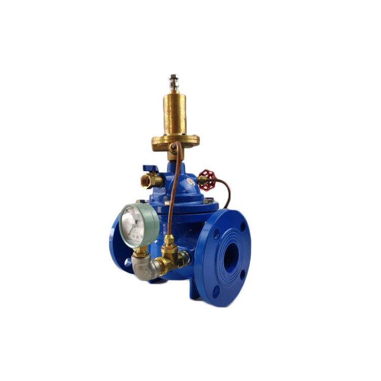 China TIANJIN Manual General 500x Water  Ductile Iron 400X 500X PN 10 16 Standard Control Pressure Relief Flow Control Valve