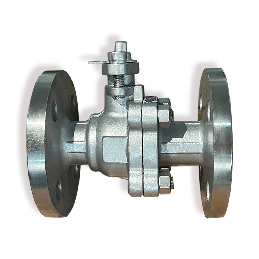 Flange Ball Valve Q41F-25C 2.5Mpa PTFE Seal Heavy Duty Stainless Steel Metal Ball Valve