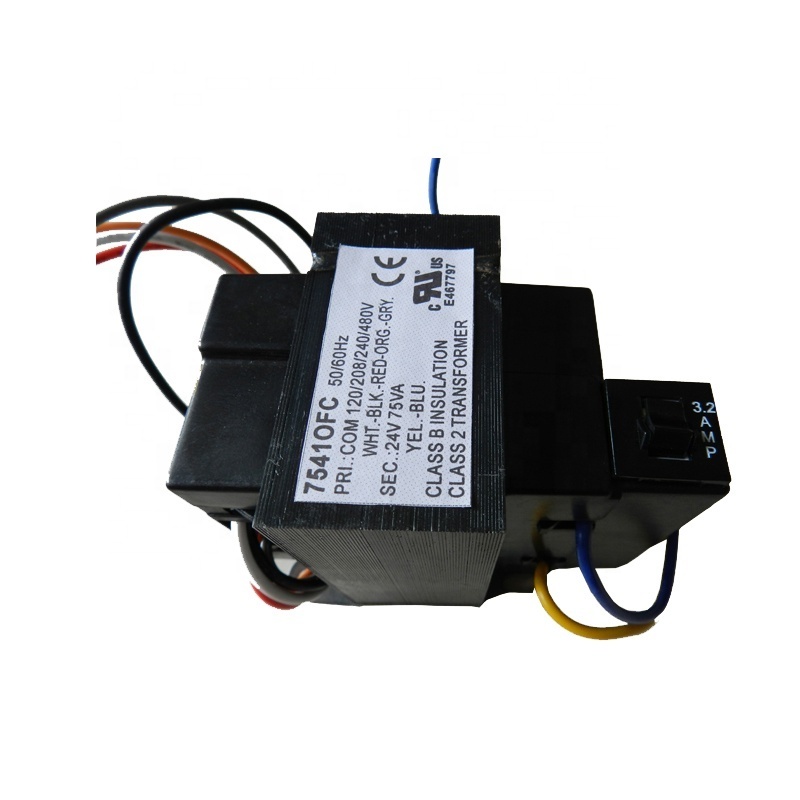 Multi Tap 120V 208V 240V 277V 480V 60Hz HVAC UL CUL Step Down Class 2 Low Voltage 24V AC Transformer, EI Transformer 40VA