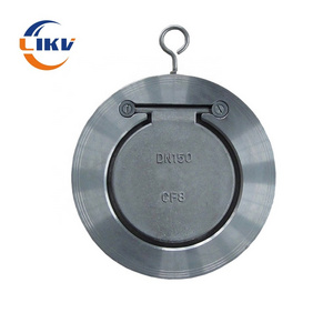 Single one way Ultra Thin Stainless Steel Carbon Steel Swing Disc Wafer Check Valve