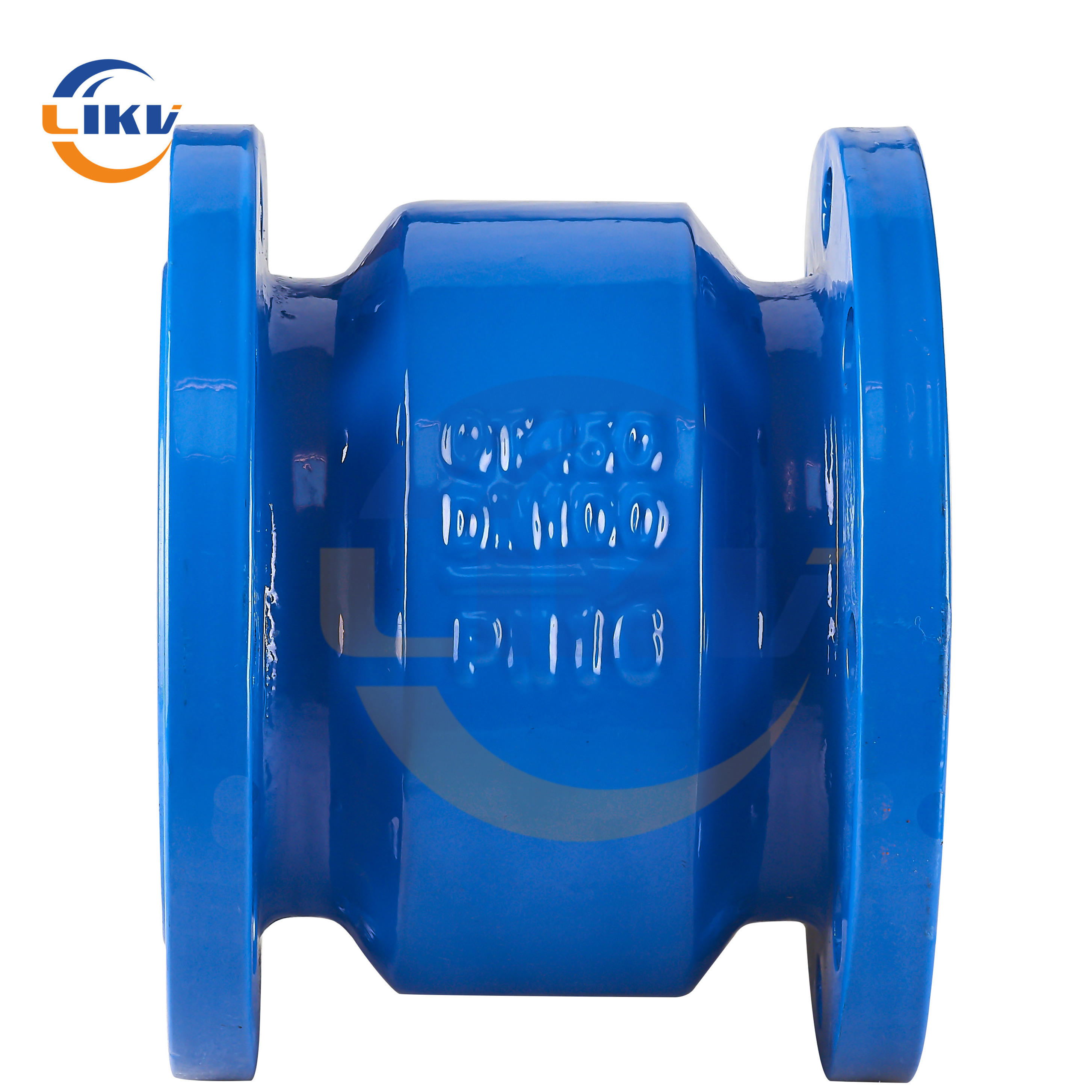 Ductile Iron Flanged Vertical Lift Spring Non Return Silent Check Valve Oem Pn10/16