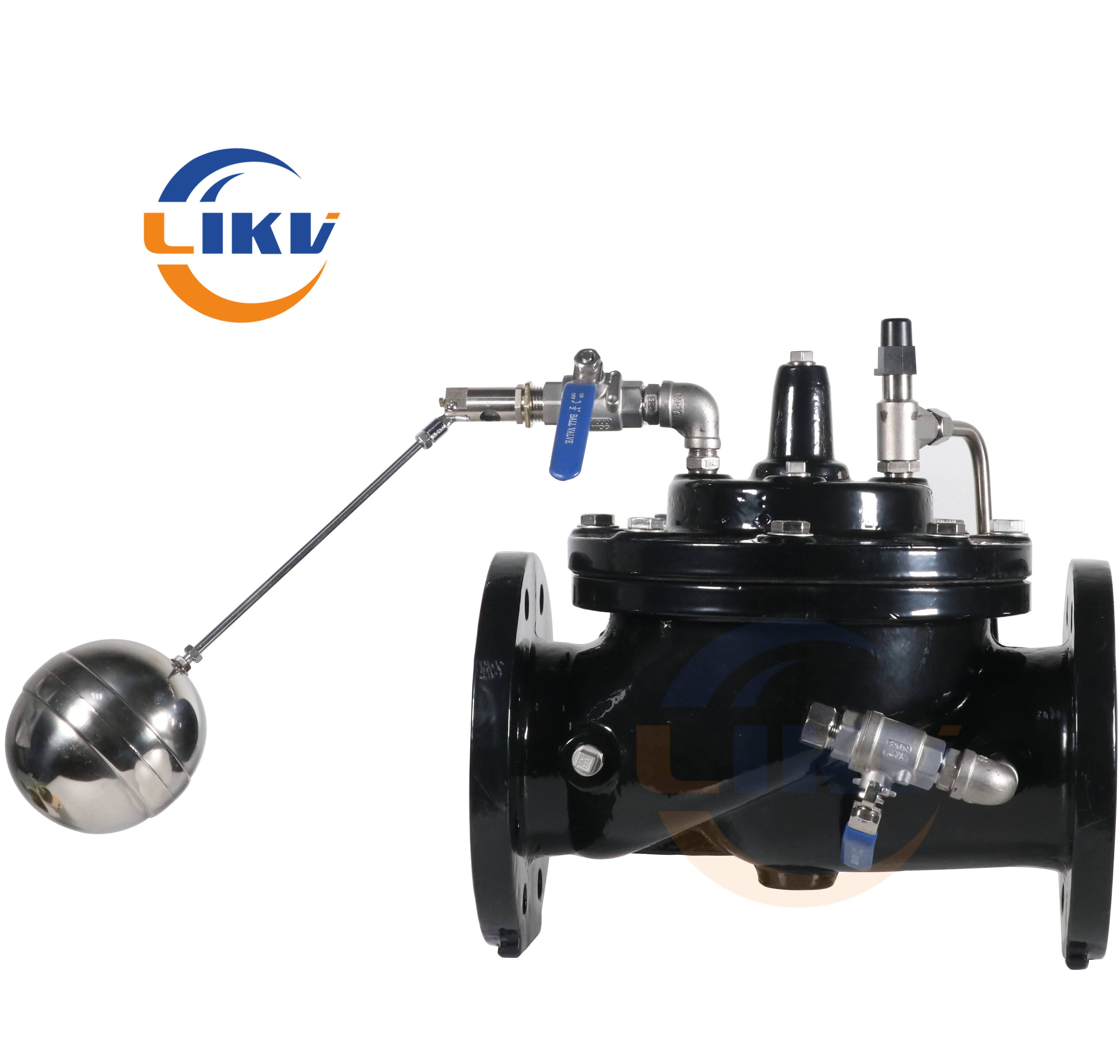 Diaphragm Hydraulic Automatic Flow Control Water Level Controlling Floating Ball Valve For Water Tank