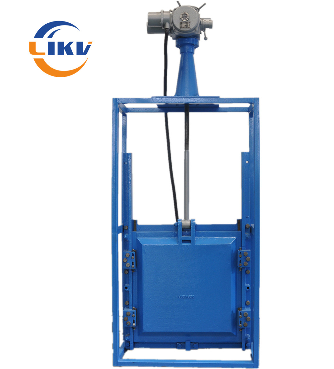 Electric/Motorized Actuator Operated Flow Control Manual Slide Gate Valve