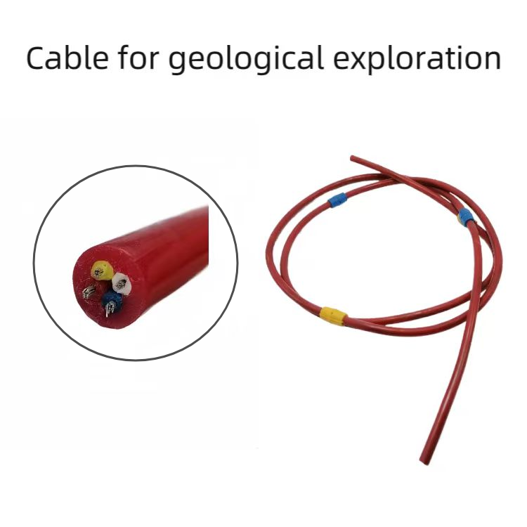 Support OEM 4 cores Geological Exploration Wire and Cables with protective circle