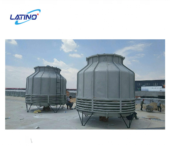 Round Shape Water Cooling Tower for Chiller Counter Flow Circular Cooling Tower Industrial Cooling System FRP Competitive Price