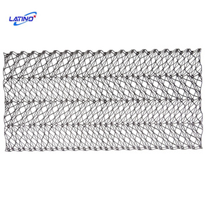 W type PP material Cross-Fluted Trickle Grid for Cooling Tower