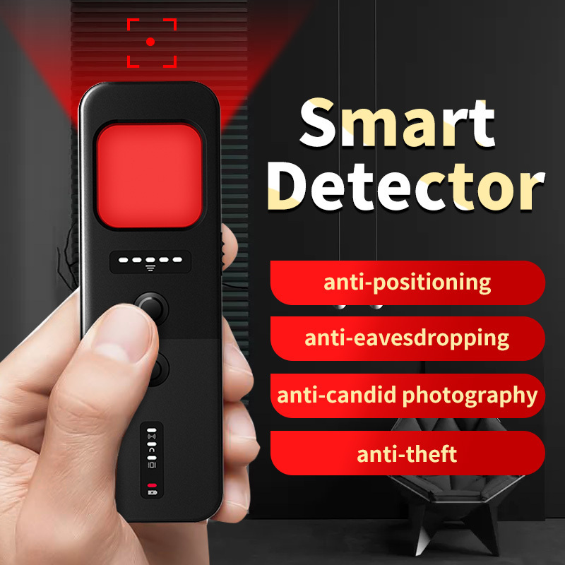 Hidden Camera Detectors Device Detector Pocket Sized Anti Spy Camera Finder Rechargeable Anti-Theft Alarm Hotels and Bathroom