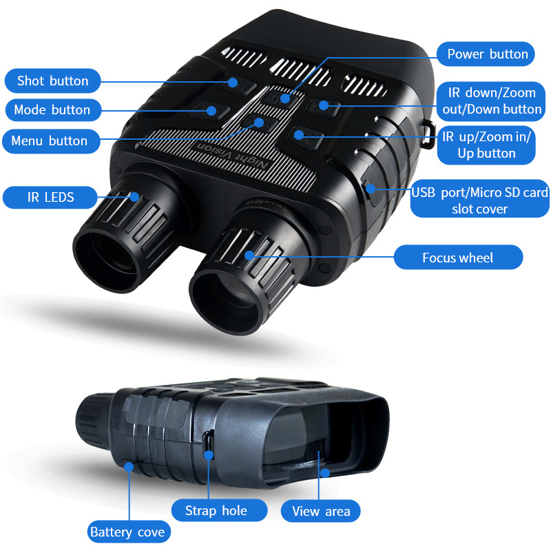 Nohawk Scope Hunting Long Range Infrared Night Vision Binocular Day And Night Vision Telescope For Hunting