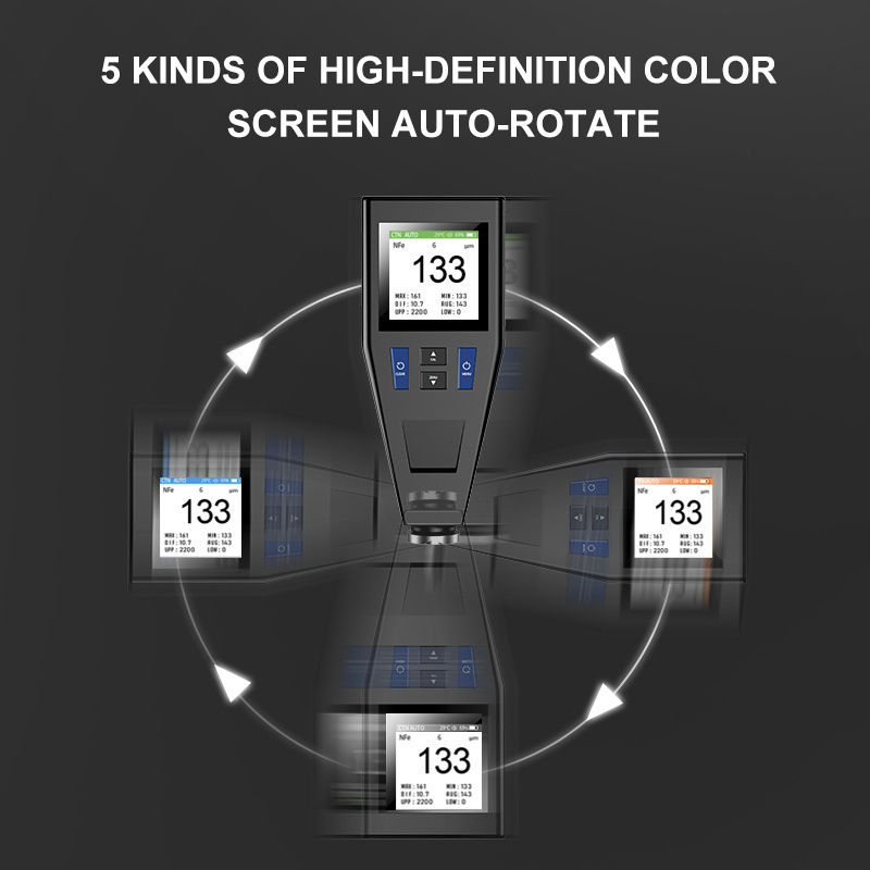 0~2000um Automotive car paint thickness meter tester paint measurement detector Digital Paint Coating Thickness Gauge