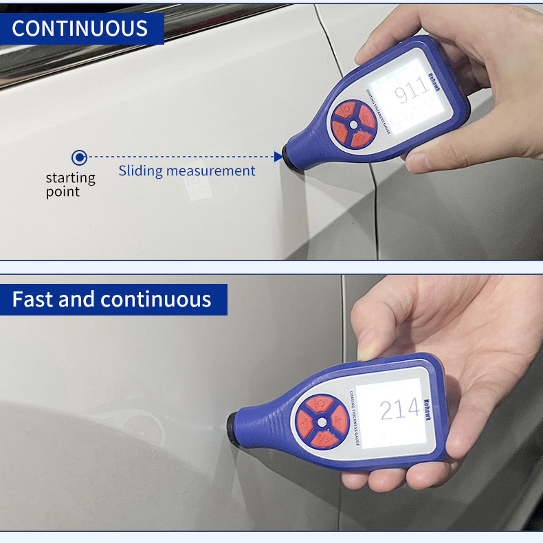 Paint Thickness Gauge | Digital Meter for Automotive Coating Thickness Gauge Tester