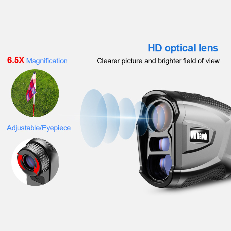 3M02 600m golf rangefinder with slope pinseeker laser works magnetic digital golf range finder