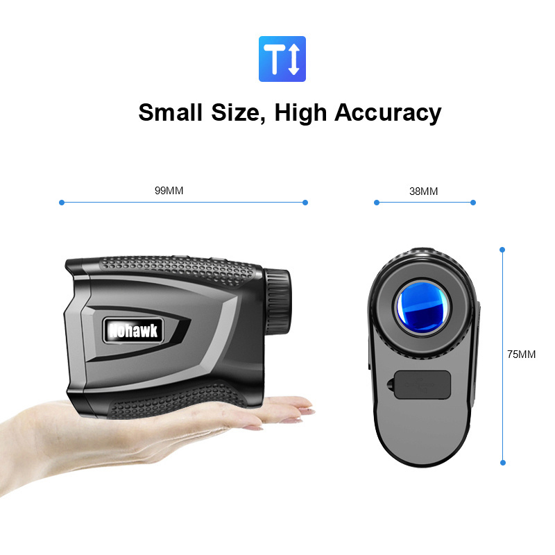 3M02 600m golf rangefinder with slope pinseeker laser works magnetic digital golf range finder