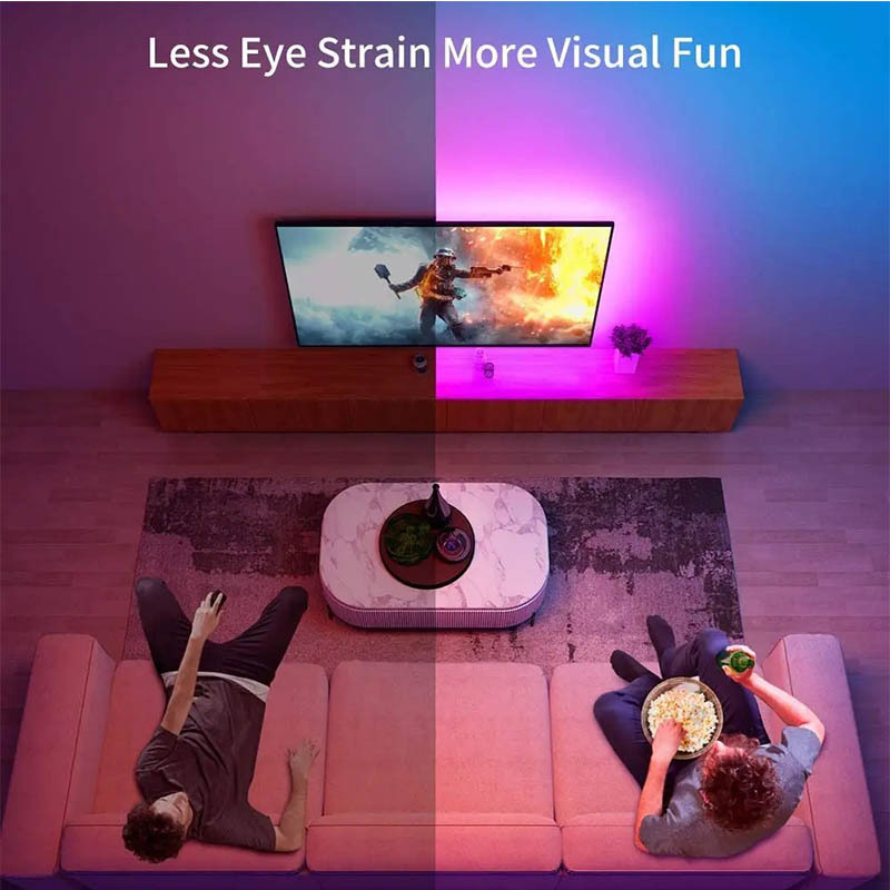 1M 2M 3M 4M 5M 5V Flexible Light Strip 2835 RGB Gaming Room Decoration Smart LED Strip Light for Party