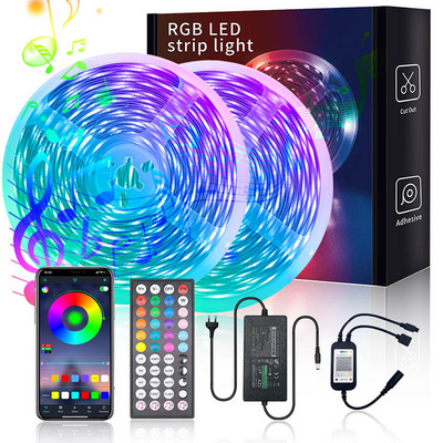 5050 RGB Music Sync APP TV Backlight Kit Flexible Waterproof Decoration Lamp Bluetooth Smart Led Light Strip