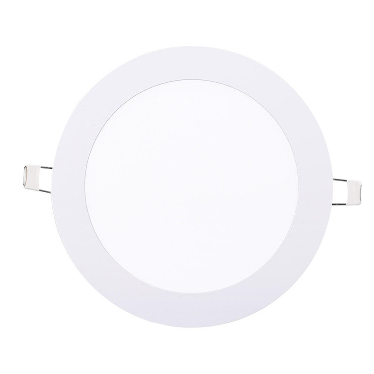 Indoor Commercial Ceiling 3w 6w 9w 12w 15w 18w 24w Recessed Round Square Led Slim Panel Lighting For Outdoor