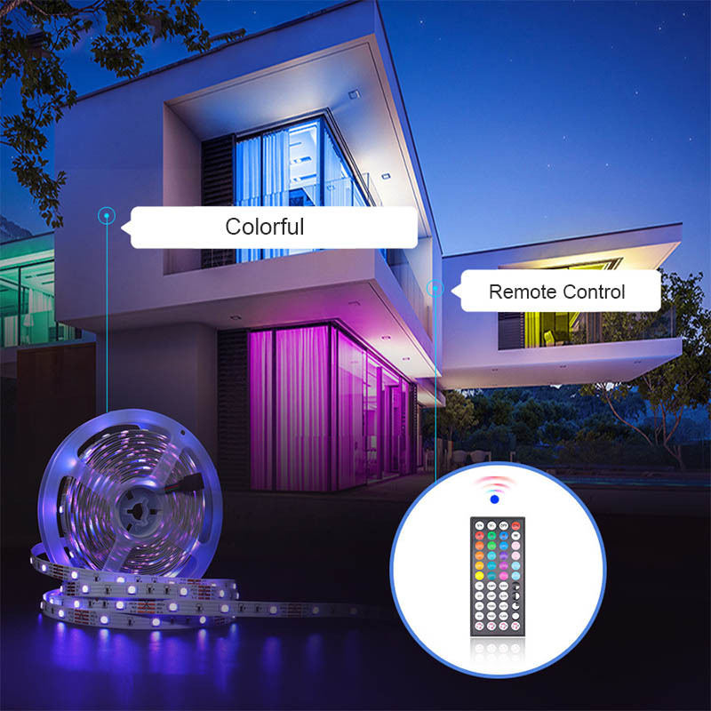 5050 RGB Music Sync APP TV Backlight Kit Flexible Waterproof Decoration Lamp Bluetooth Smart Led Light Strip