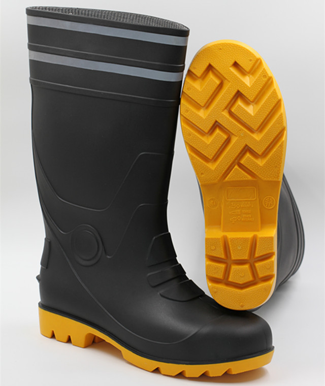 waterproof discount cheap unisex gumboots safety pvc rain boots cheap farm boot chaussures de securite