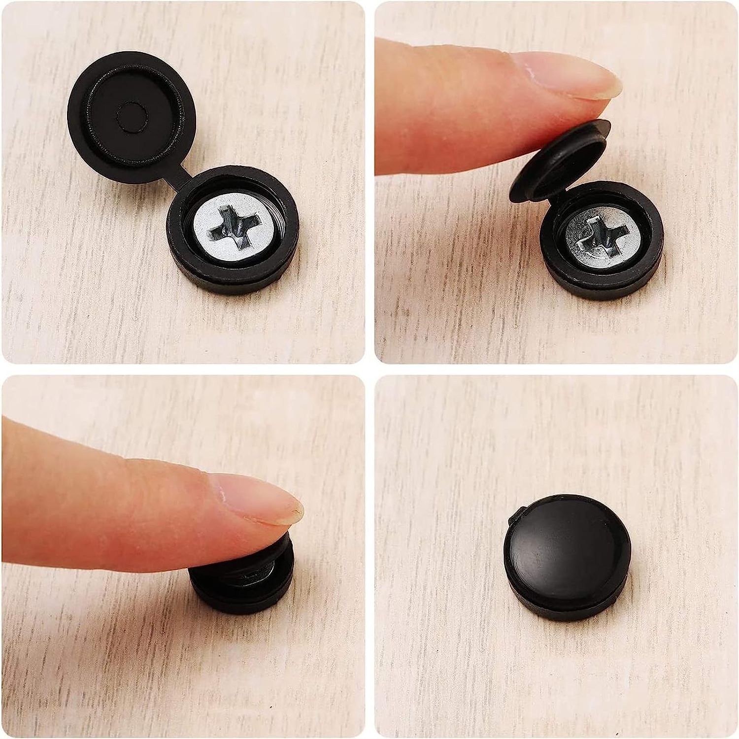 Folding Plastic Shutter Screw Cover for Screw Protection