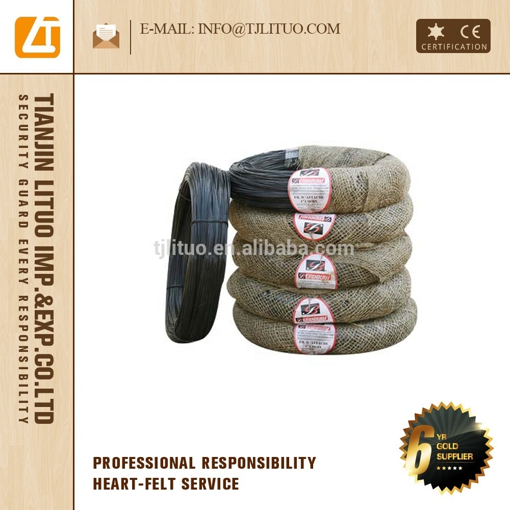 High quality Black Soft Iron Wire baling wire used for cotton, paper pulp