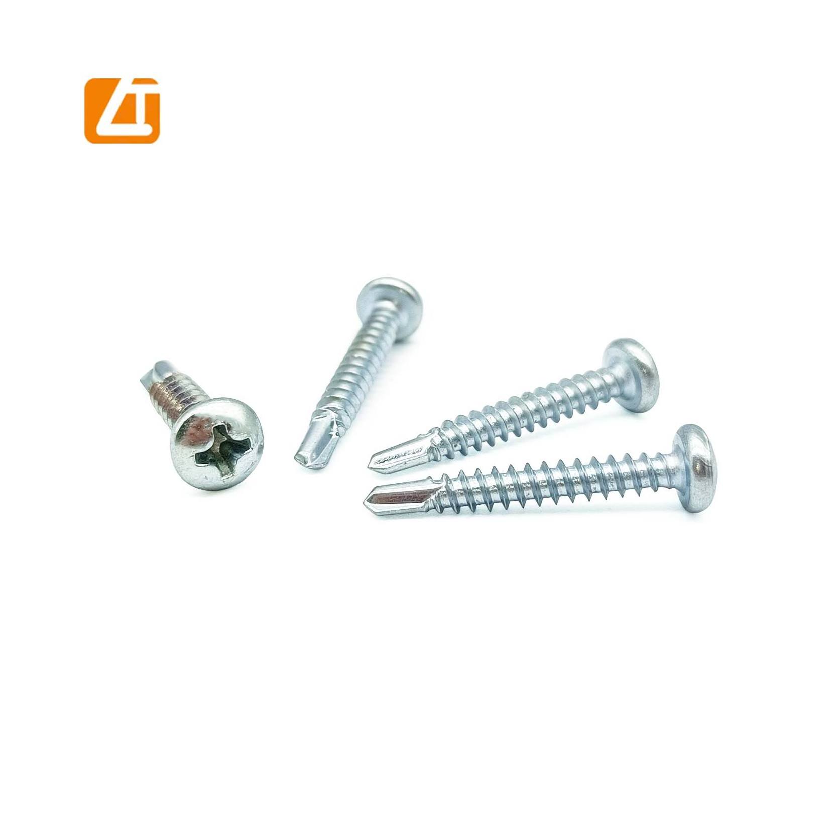 Tornillo autoperforante zinc plated Parker Screw self drilling pan head screw