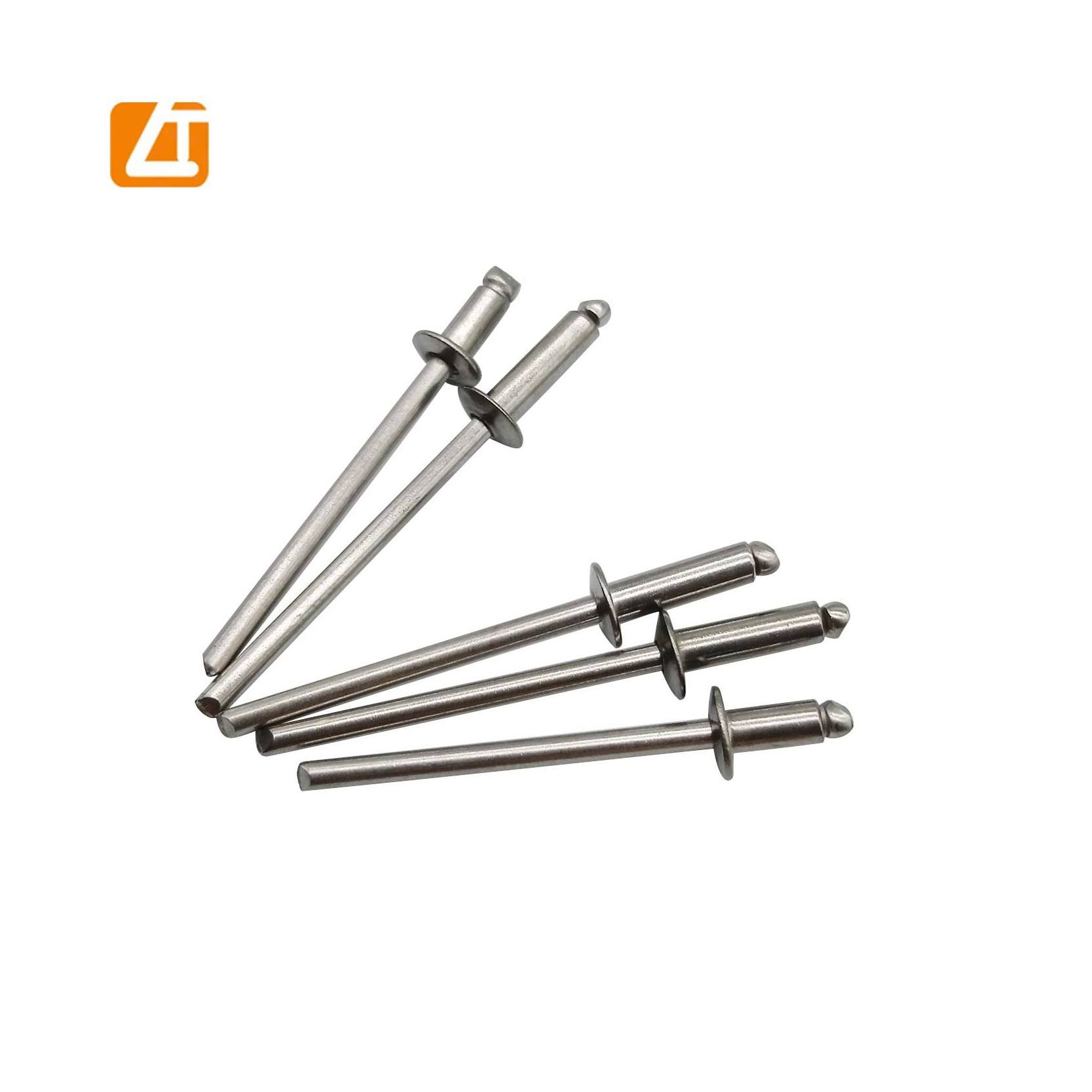 Promotion open end per box cheap aluminium remache pop blind rivets