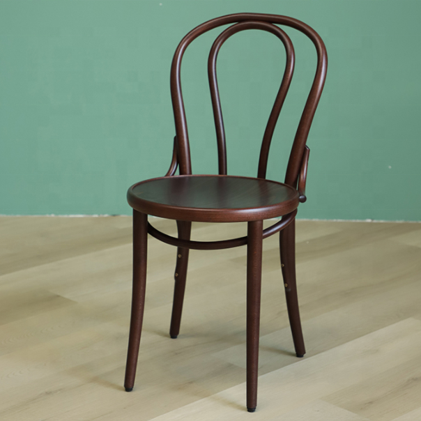 Wholesale wooden chairs mid century french thonet style chair restaurant bentwood stackable dining chairs