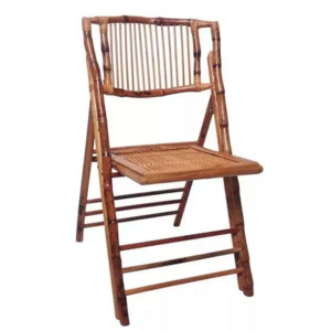 Hot Sale Event Party Furniture Wedding Chair Rustic Bamboo Folding Outdoor Dining Chair