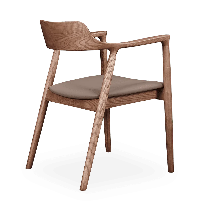 Nordic Modern Upholstery Chair Solid Wood Dining Chair For Restaurant Hotel