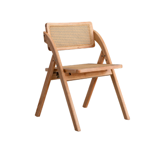 High Quality Folding Wood Rattan Chair Office Dining Wooden Wedding Chairs