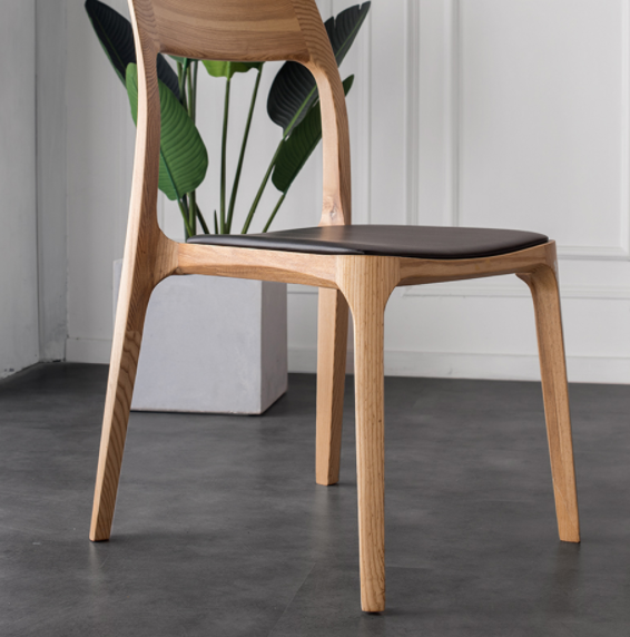 Wholesale Nordic Stackable Chair Modern Dining Wood Chair For Hotel Restaurant