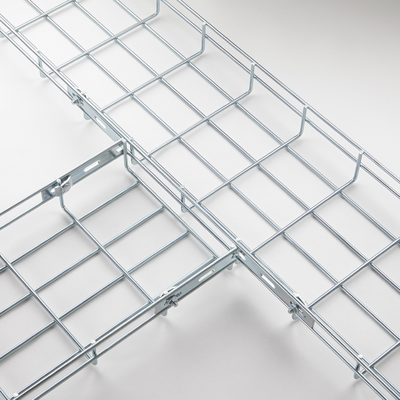 stainless steel wire mesh cable tray  indoor perforated cable tray  hot dip galvanizing wire mesh cable trays price