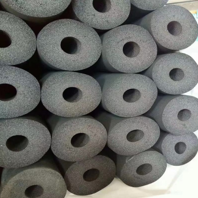 Black Rubber And Plastic Sponge Foam Flame Retardant And Fireproof B1 Grade Rubber And Plastic Pipe Black Rubber And Plastic Spo