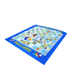 NEW PRODUCT FAMILY GAME SET GIANT SNAKES AND LADDERS WITH INFLATABLE DICE