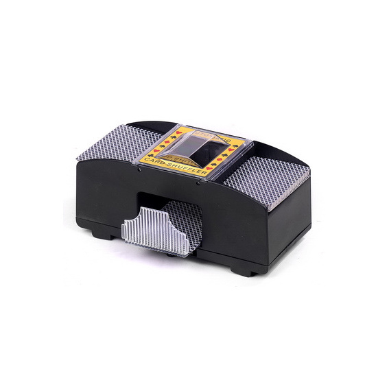 Good quality Plastic card shuffler for 2 decks of cards popular in Europe market indoor game adult funny game family game