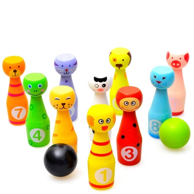 GARDEN GAMES INDOOR BOWLING GAME FUNNY INTERESTING ANIMAL SET OUTDOOR GAME FOR KIDS ADULTS &FAMILY