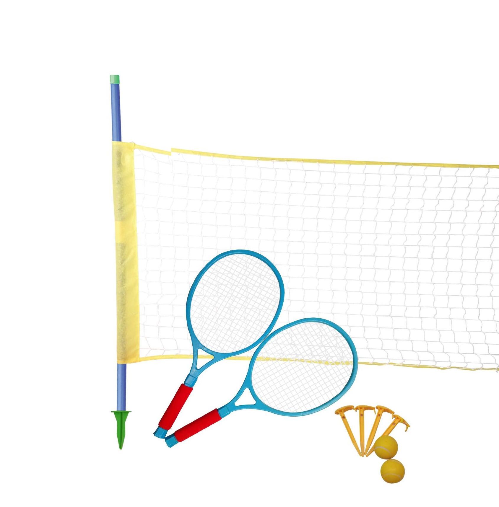 Outdoor Toys Beach Racket Set Tennis Set with Net and Pole Garden Plastic Color Box 2000sets EN71/ASTMF963 TT ,L/C 101038 CN;GUA