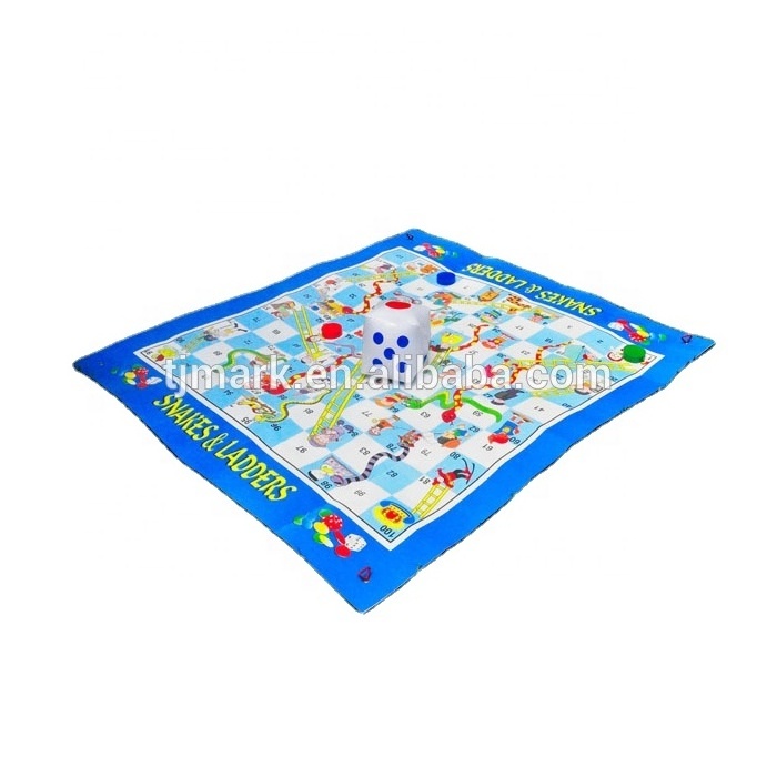 Garden outdoor game beach toys 1.8M Giant garden game mat snakes and ladders for funny playing party game