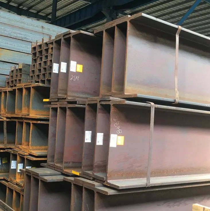 beam post universal beam carbon steel h-beam iron High quality  A36 A992 A572Gr50 free cutting newly produced