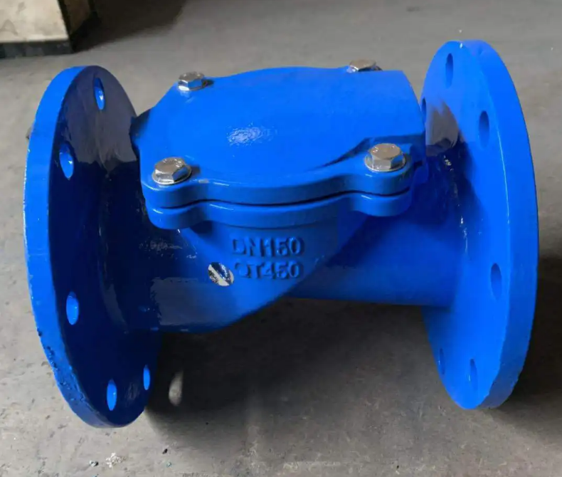 Factory GGG50 Ductile Iron Rubber Flap Check Valve Rubber Clack Check Valve