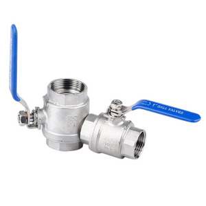 Water Ball Valve CF8m Bsp Thread Ball Valve Price 1/2" Ss 304 316L 2PCS 3PC Stainless Steel Ball Valve