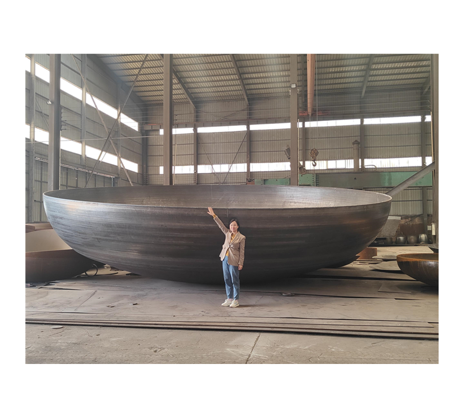 3000mm In Diameter  Hot Forming Elliptical Dish Head For Tanks