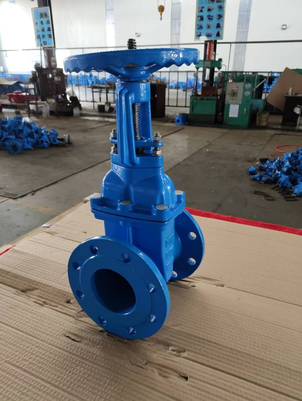 Non-Rising /out side Rising Stem Ductile Iron Wedge gate valve with Rubber Sealed Disc BS5163 DIN3202 F4 F5 Hand Wheel