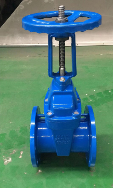 Non-Rising /out side Rising Stem Ductile Iron Wedge gate valve with Rubber Sealed Disc BS5163 DIN3202 F4 F5 Hand Wheel